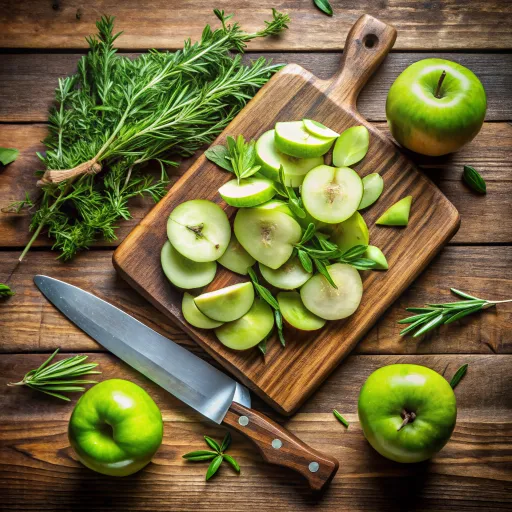 Salad Epal dan Kale dengan Dressing Limau